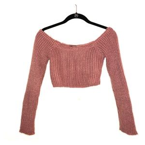 Off the shoulder sweater